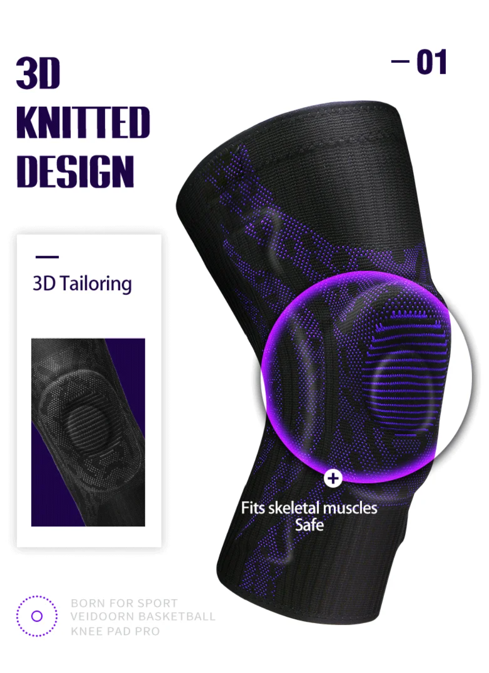 TK (Grey) Knee Supports